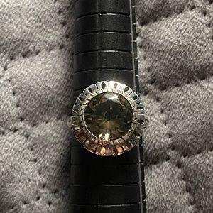 Smokey Topaz/Quartz Sterling Silver Ring